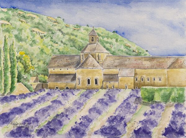 Lavender at Senanque Abbey w:c